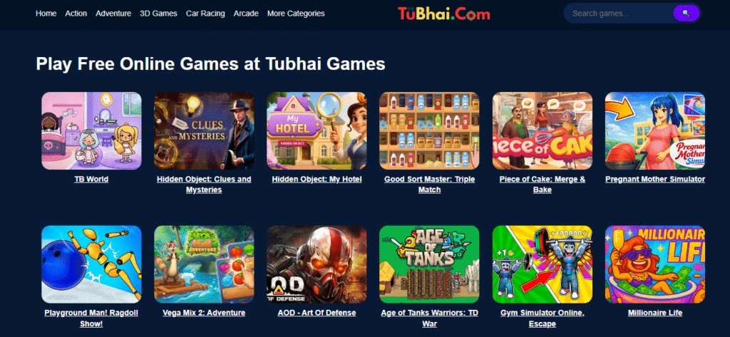 Website game online browser terbaik